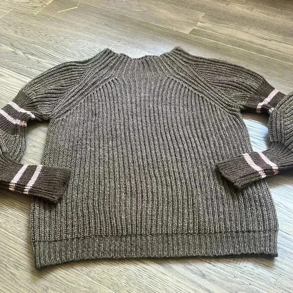 🔥Nada Del Riccio🔥 | Brown knit puff long sleeve sweater made in Italy - Picture 2 of 10